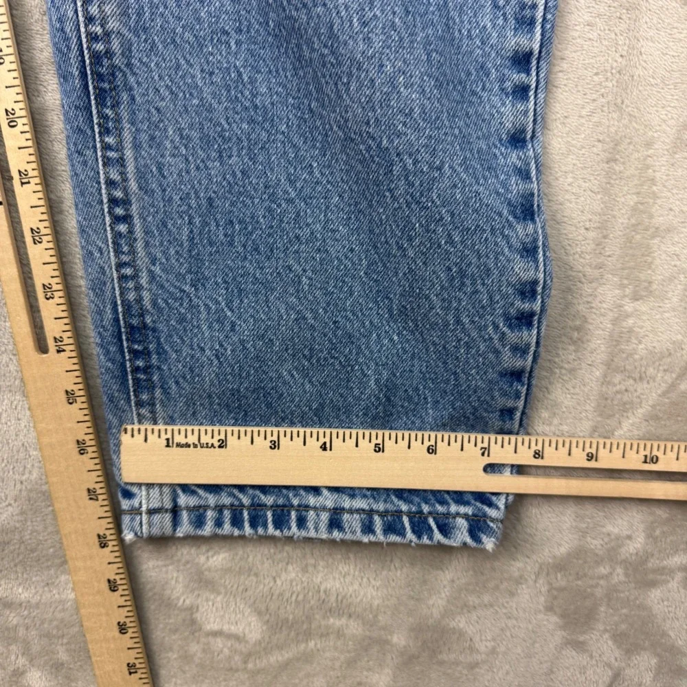 Carhartt B17-DST Jeans Mens 36x28 Blue Relaxed Fit Vintage Faded Workwear Denim